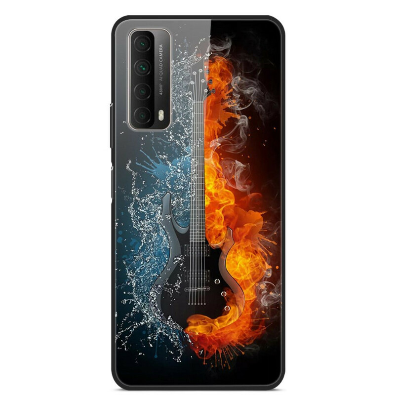Huawei P Smart 2021 Guitar Tempered Glass Case