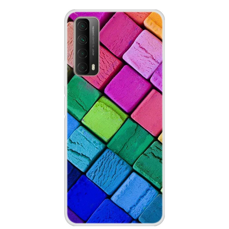 Cover Huawei P Smart 2021 Colored Cubes