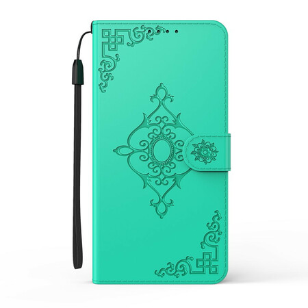 Case Huawei P Smart 2021 Baroque Flower with Strap