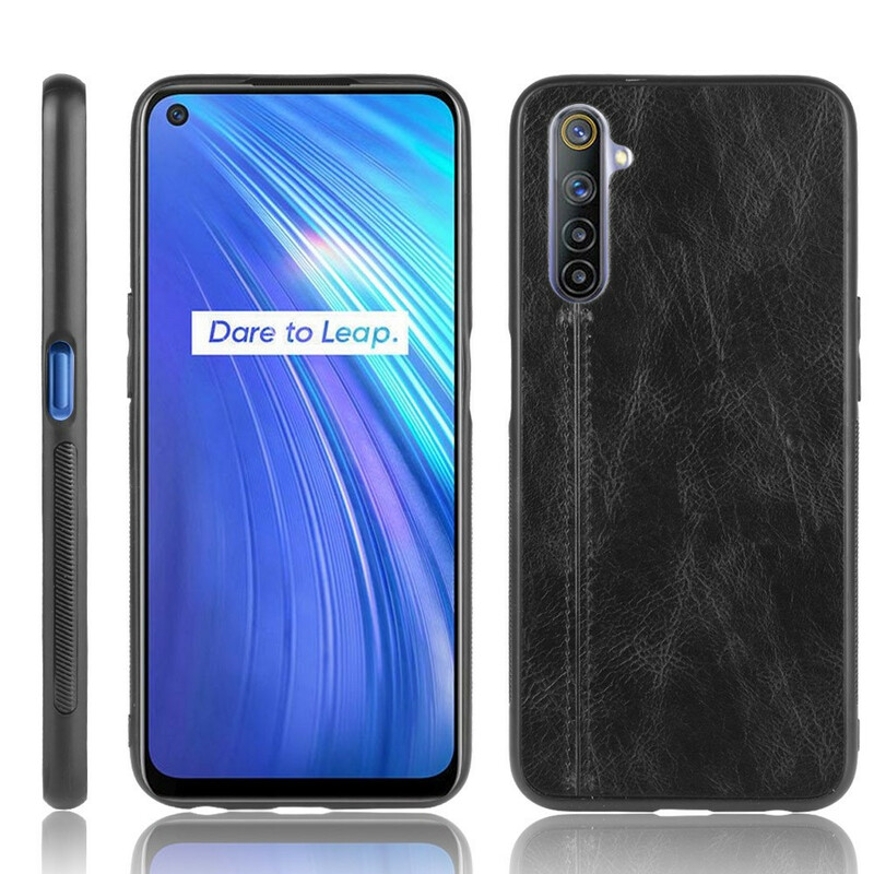 Realme 6 Style Leather Case Stitching