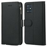 Case Samsung Galaxy A51 Microfiber Leather Style Zipped Pocket