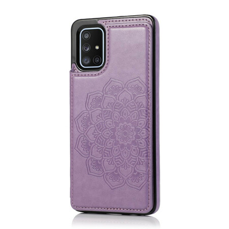 Case Samsung Galaxy A51 Card Holder Mandala Print