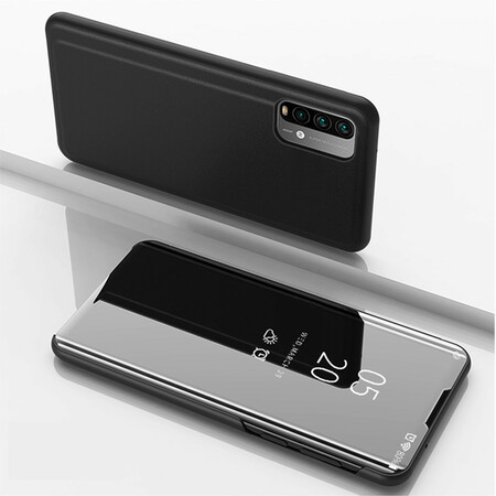 View XIaomi Poco M3 Miroir and Simili Cuir Cover