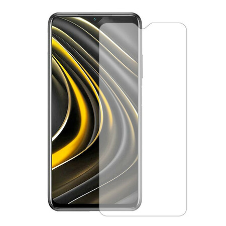 Tempered glass protection (0.3 mm) for the Poco M3 screen