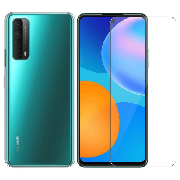 Huawei P Smart 2021 Case Combo Case and Tempered Glass Screen