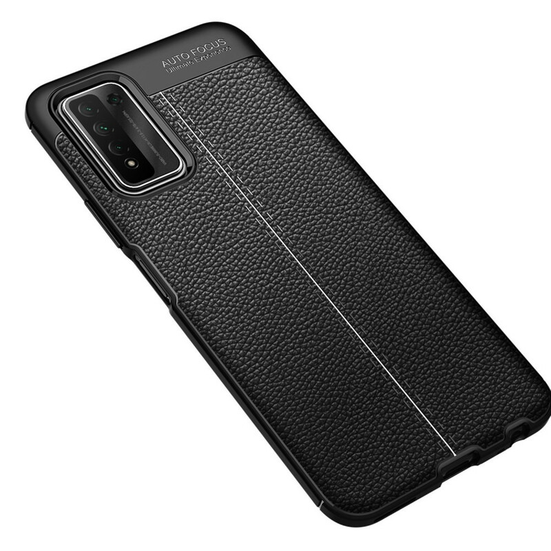 Honor 10X Lite Leather Case Lychee Effect Double Line