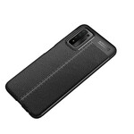 Honor 10X Lite Leather Case Lychee Effect Double Line