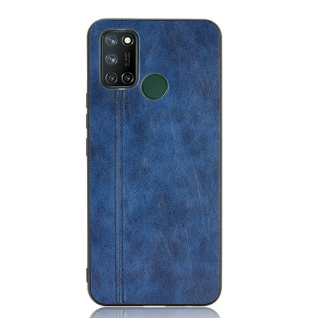 Case Realme 7i Style Cuir Coutures