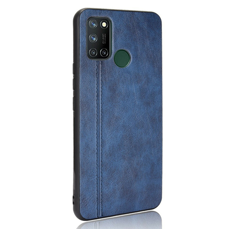 Case Realme 7i Style Cuir Coutures