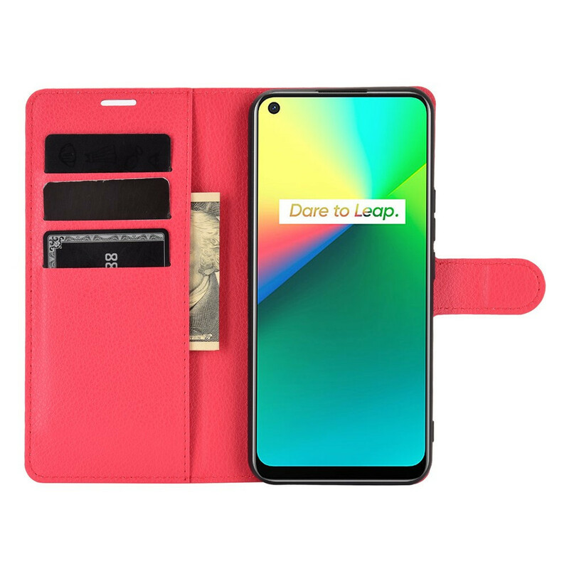 Cover Realme 7i Classic Lychee Effect