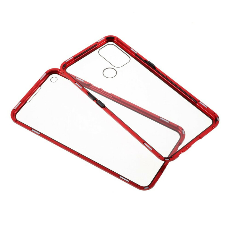 Oppo A53 / A53s Front and Rear Tempered Glass and Metal Case