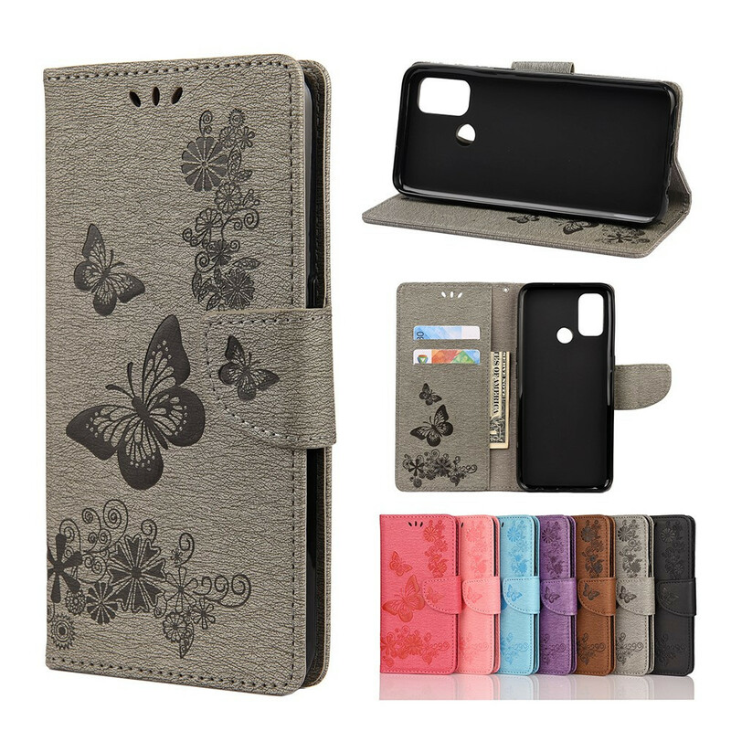 Oppo A53 / A53s Butterflies Only Case with Strap