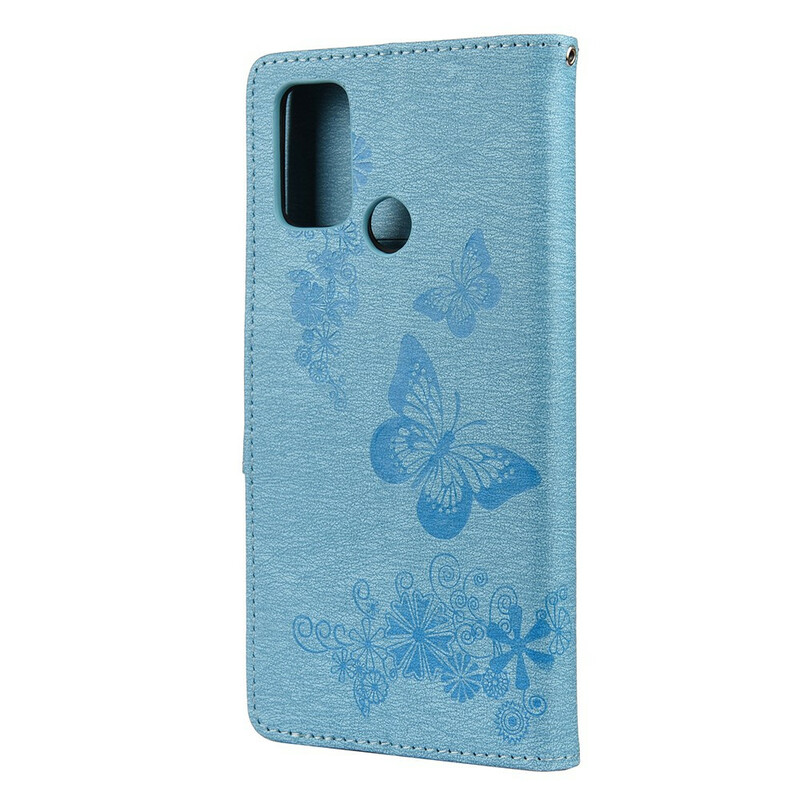 Oppo A53 / A53s Butterflies Only Case with Strap