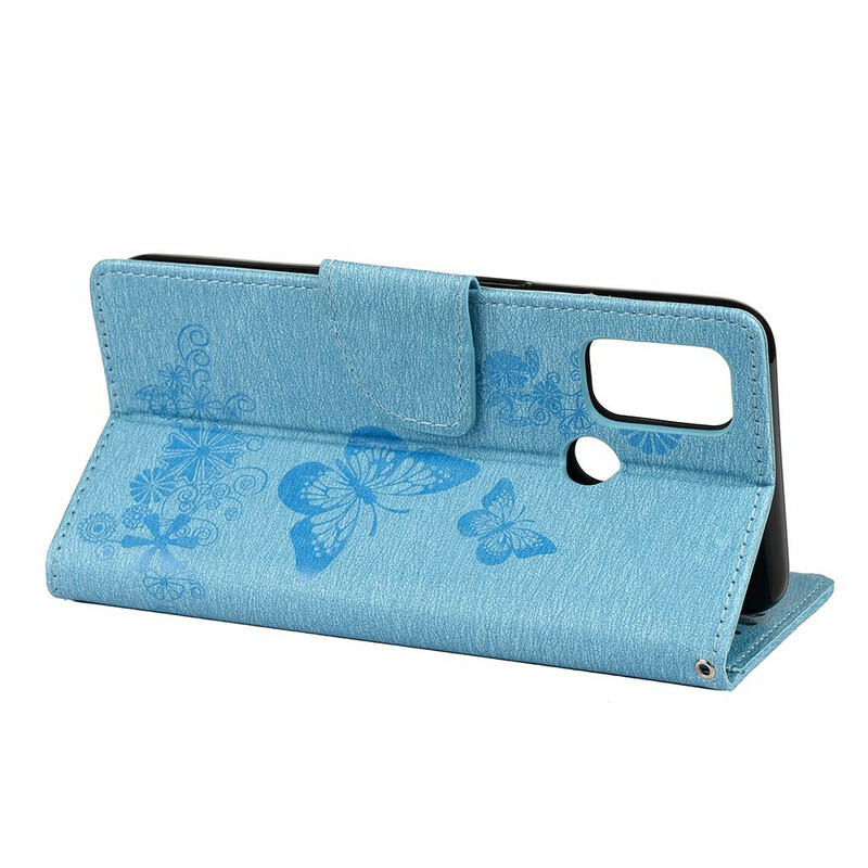 Oppo A53 / A53s Butterflies Only Case with Strap