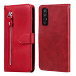 Cover Oppo Find X2 Neo Vintage Porte-Monnaie