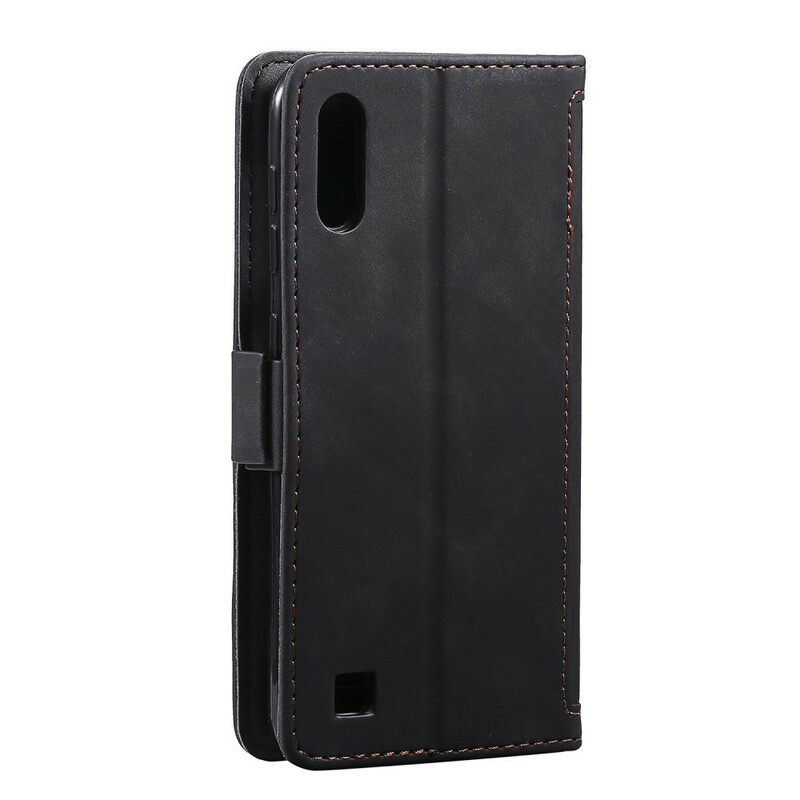 Case Samsung Galaxy A10 Two-tone Leatherette Reinforced Contours