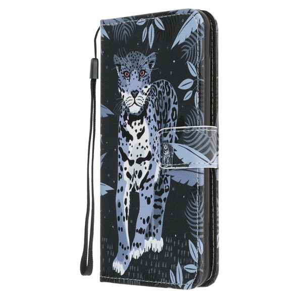 Samsung Galaxy A10 Leopard Strap Case