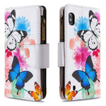 Samsung Galaxy A10 Zipped Pocket Butterflies
