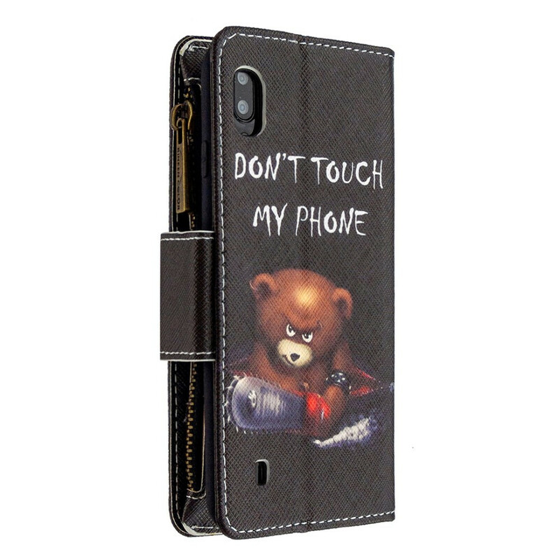 Samsung Galaxy A10 Zipped Pocket Bear Case