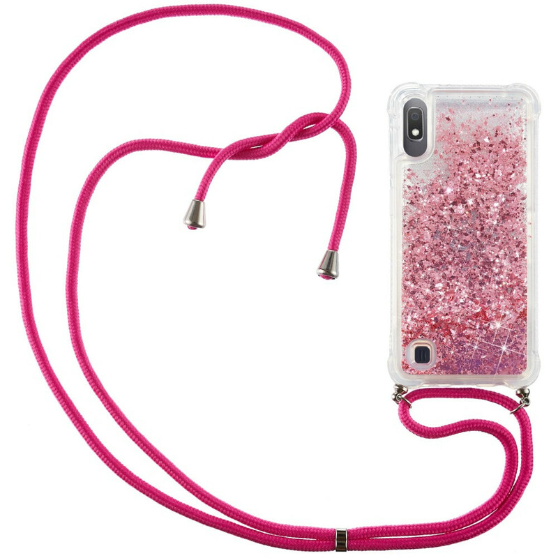 Samsung Galaxy A10 Glitter Case with Lanyard