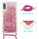 Samsung Galaxy A10 Glitter Case with Lanyard