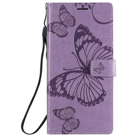 Samsung Galaxy Note 20 Ultra Case Giant Butterflies with Strap