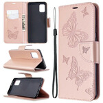 Case Samsung Galaxy A31 Butterflies in Flight with Strap
