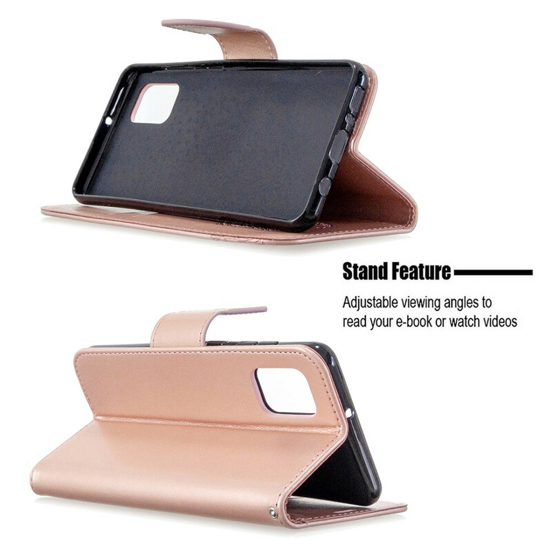 Case Samsung Galaxy A31 Butterflies in Flight with Strap