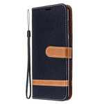 Samsung Galaxy A31 Fabric and Leather Effect Case with Strap