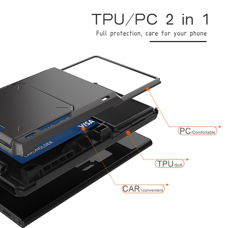 Samsung Galaxy Note 20 Ultra Card Case with Trap and Stand