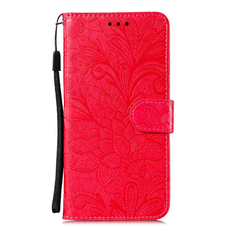 Case Samsung Galaxy A31 Tribal Flowers with Strap
