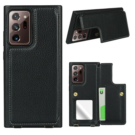 Samsung Galaxy Note 20 Ultra Leather Case Lychee Card Holder