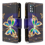Samsung Galaxy A51 Case with Butterfly Zipper Pocket