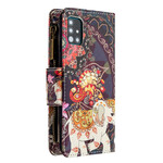 Samsung Galaxy A51 Zipped Pocket Elephant Case