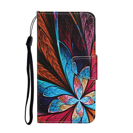 Samsung Galaxy A31 Case Colored Leaves with Strap