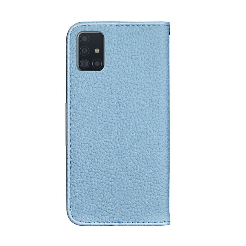 Flip Cover Samsung Galaxy A51 Simili Cuir Lychee Ultra Chic