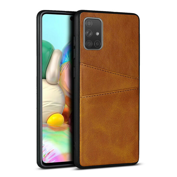 Samsung Galaxy A51 Cover Texture The
ather Double Card Case