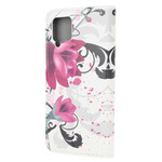 Cover Samsung Galaxy A12 Tropical Flowers