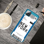 Case Samsung Galaxy A12 Boarding Pass to New York