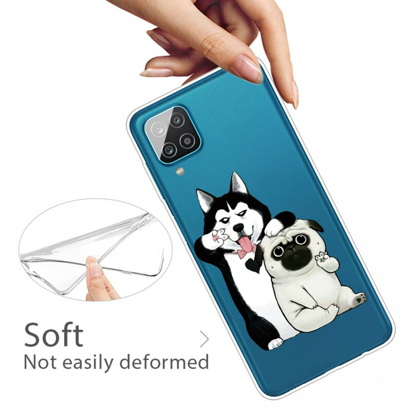 Samsung Galaxy A12 Funny Dogs Case