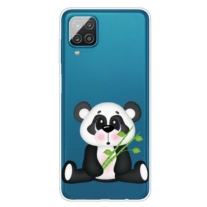 Samsung Galaxy A12 Clear Case Sad Panda