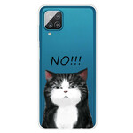Case Samsung Galaxy A12 The Cat That Says No