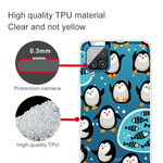 Samsung Galaxy A12 Penguins and Fishes Case