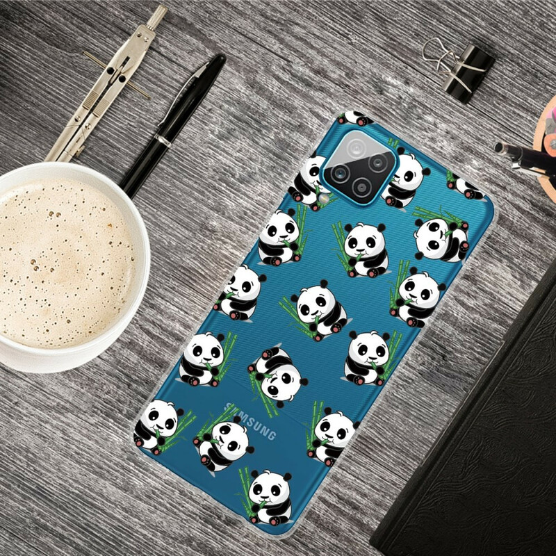 Samsung Galaxy A12 Small Pandas Case