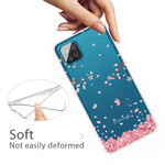 Cover Samsung Galaxy A12 Branches with Flowers