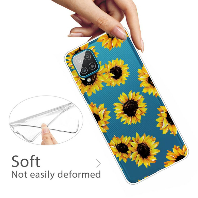 Samsung Galaxy A12 Sunflower Cover