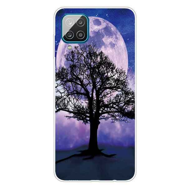 Case Samsung Galaxy A12 Tree and Moon