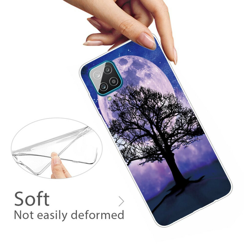 Case Samsung Galaxy A12 Tree and Moon