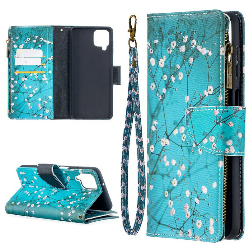 Case Samsung Galaxy A12 Zipped Pocket Tree Case Samsung Galaxy A12 Zipped Pocket Tree