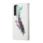 Samsung Galaxy S21 5G Feather Strap Case